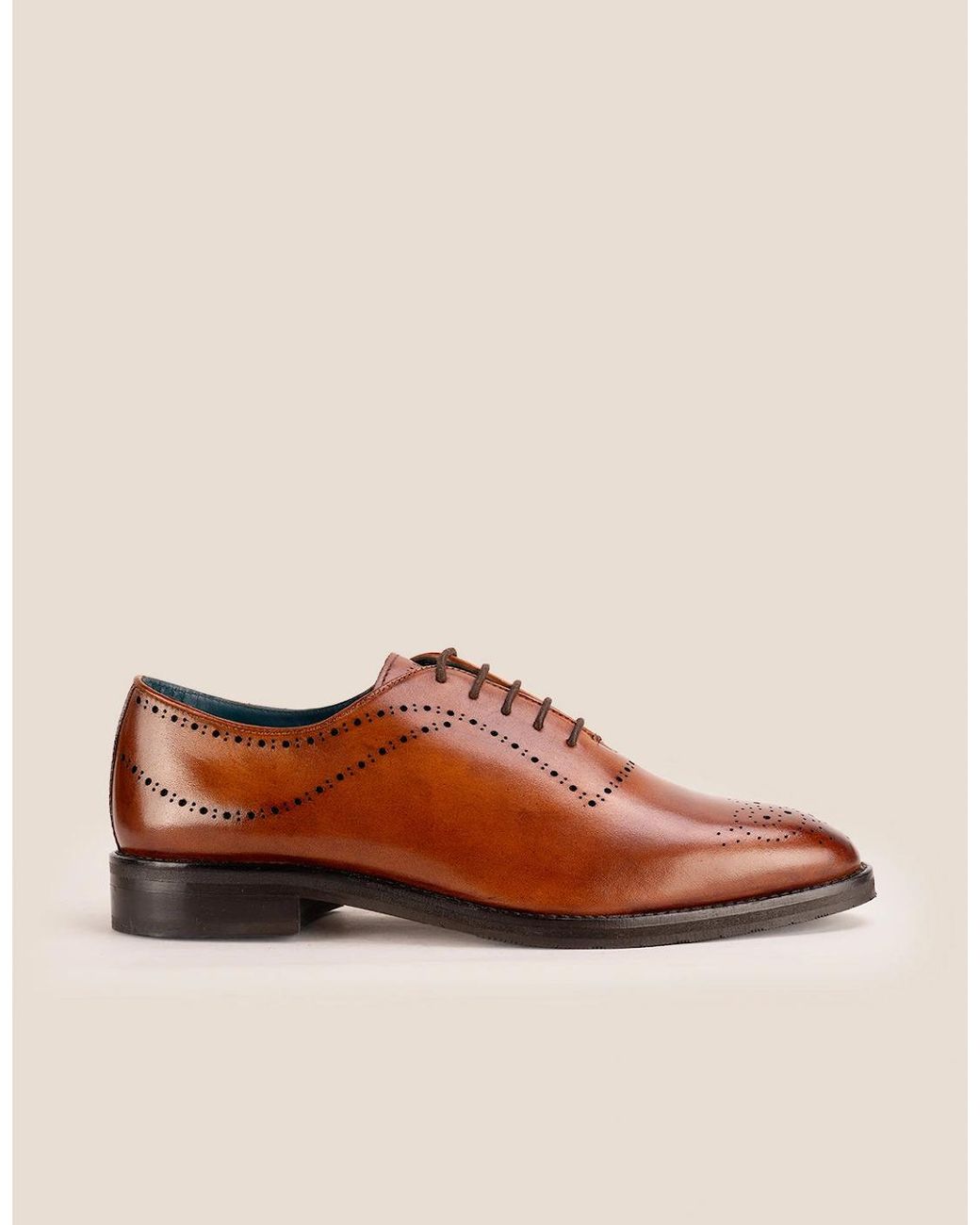 Oswin Hyde Brown Melton Tan for men