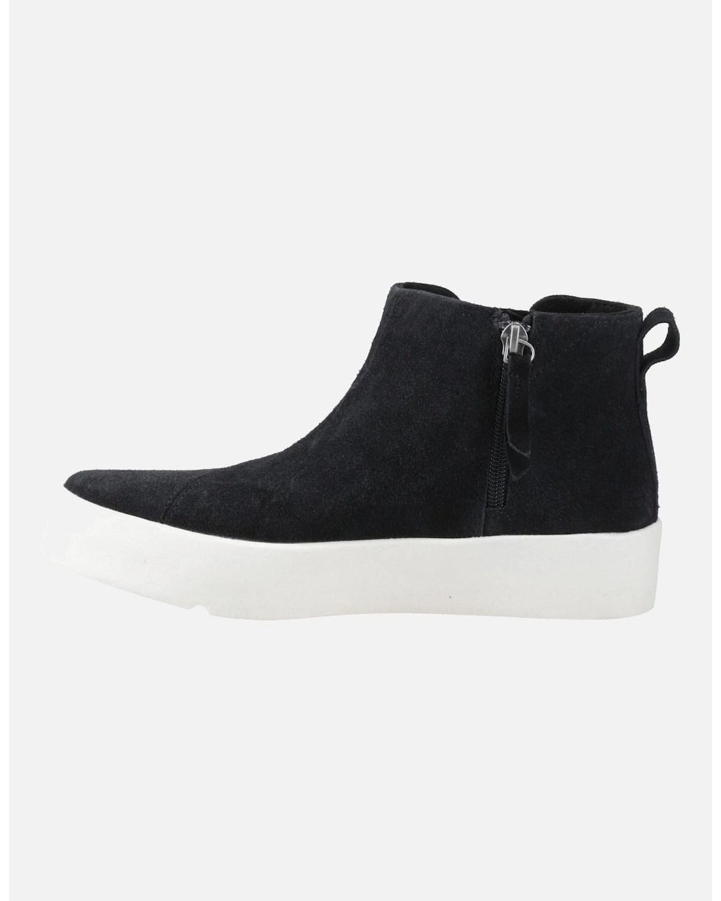 TOMS Black Verona Mid Ankle Boots