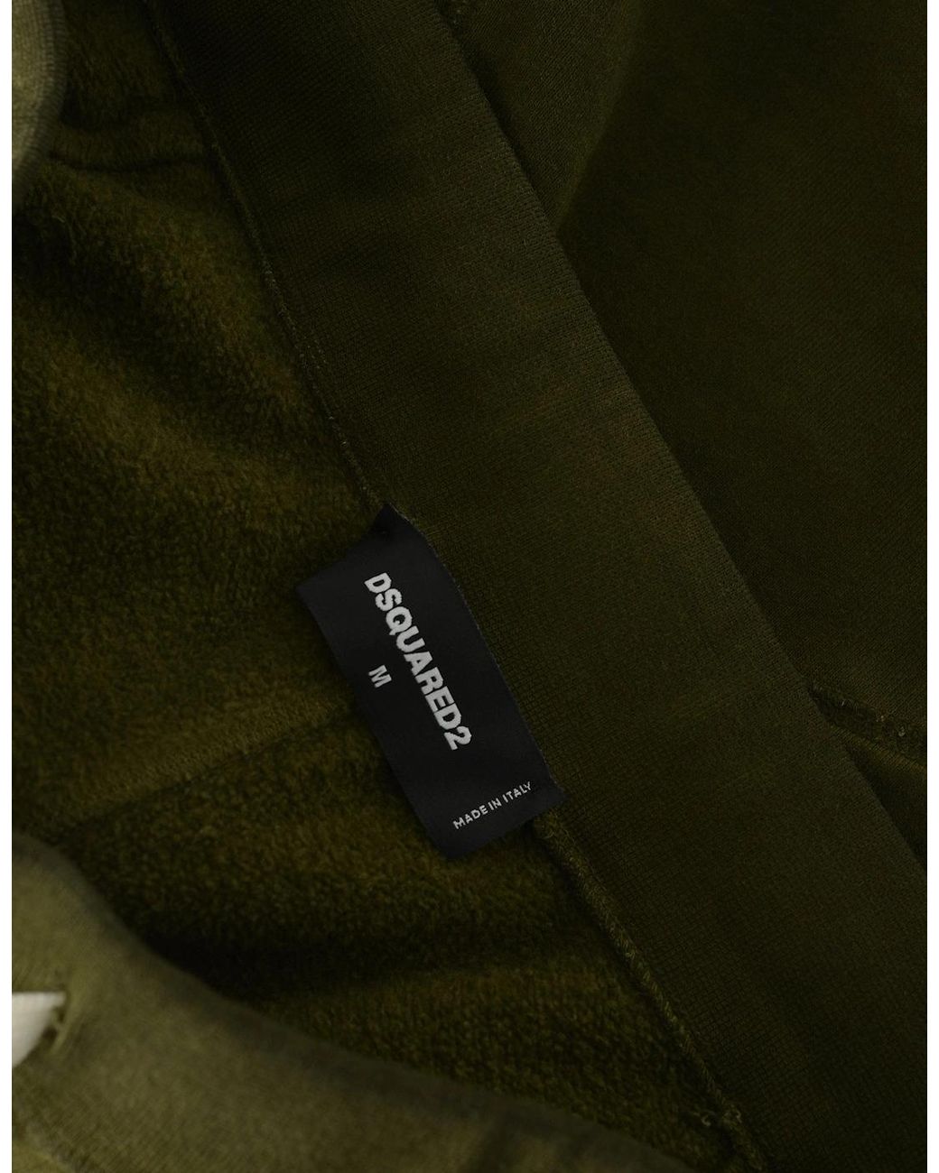 DSquared² Green Long Arnold Drawstring Shorts for men