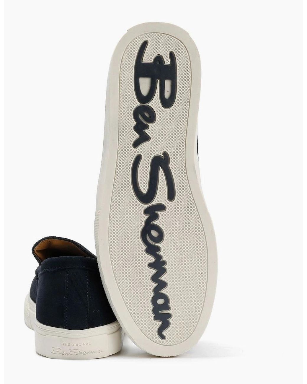 Ben Sherman Blue Almer Suede Loafers for men