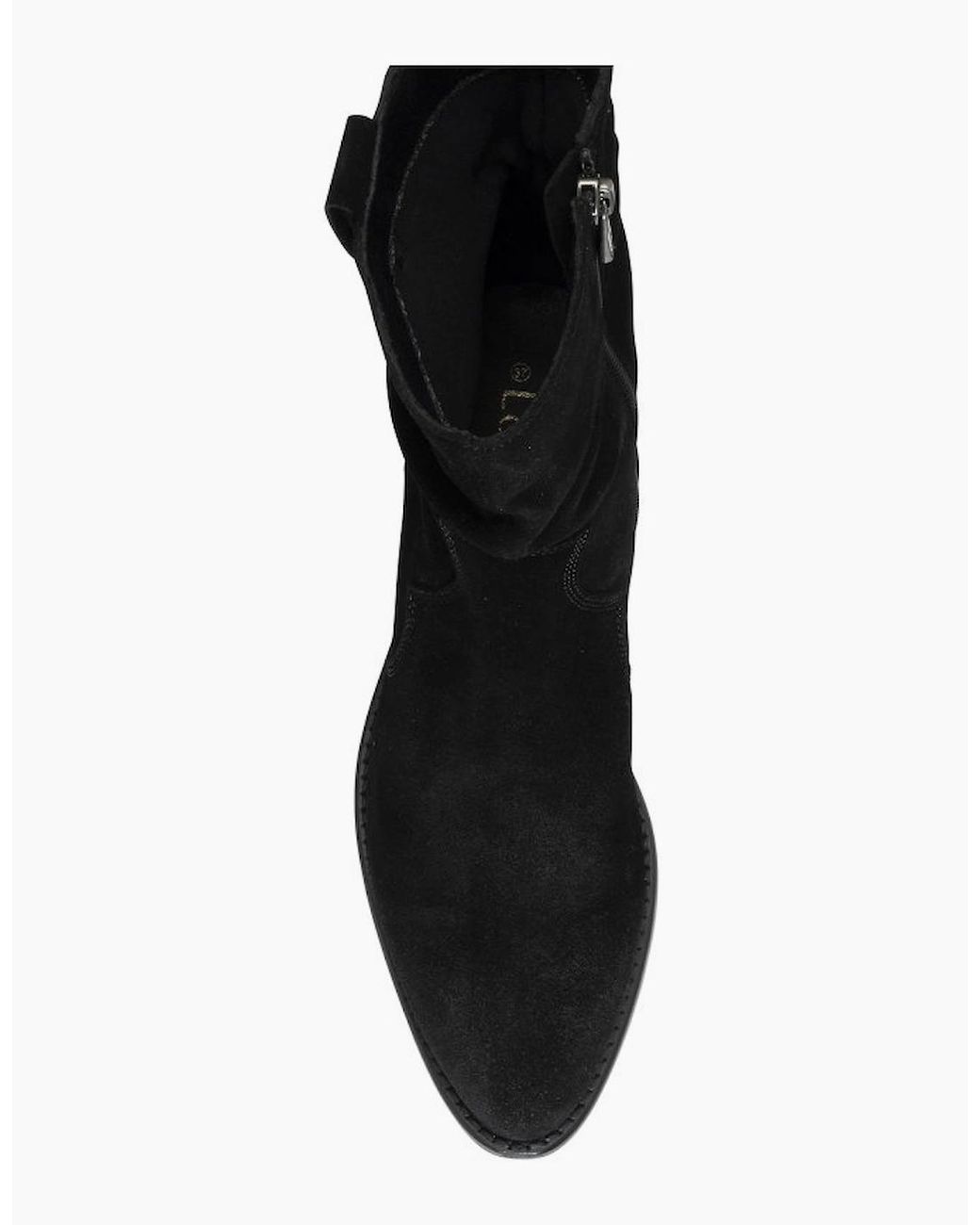 Lotus Black Dolly Ankle Boots