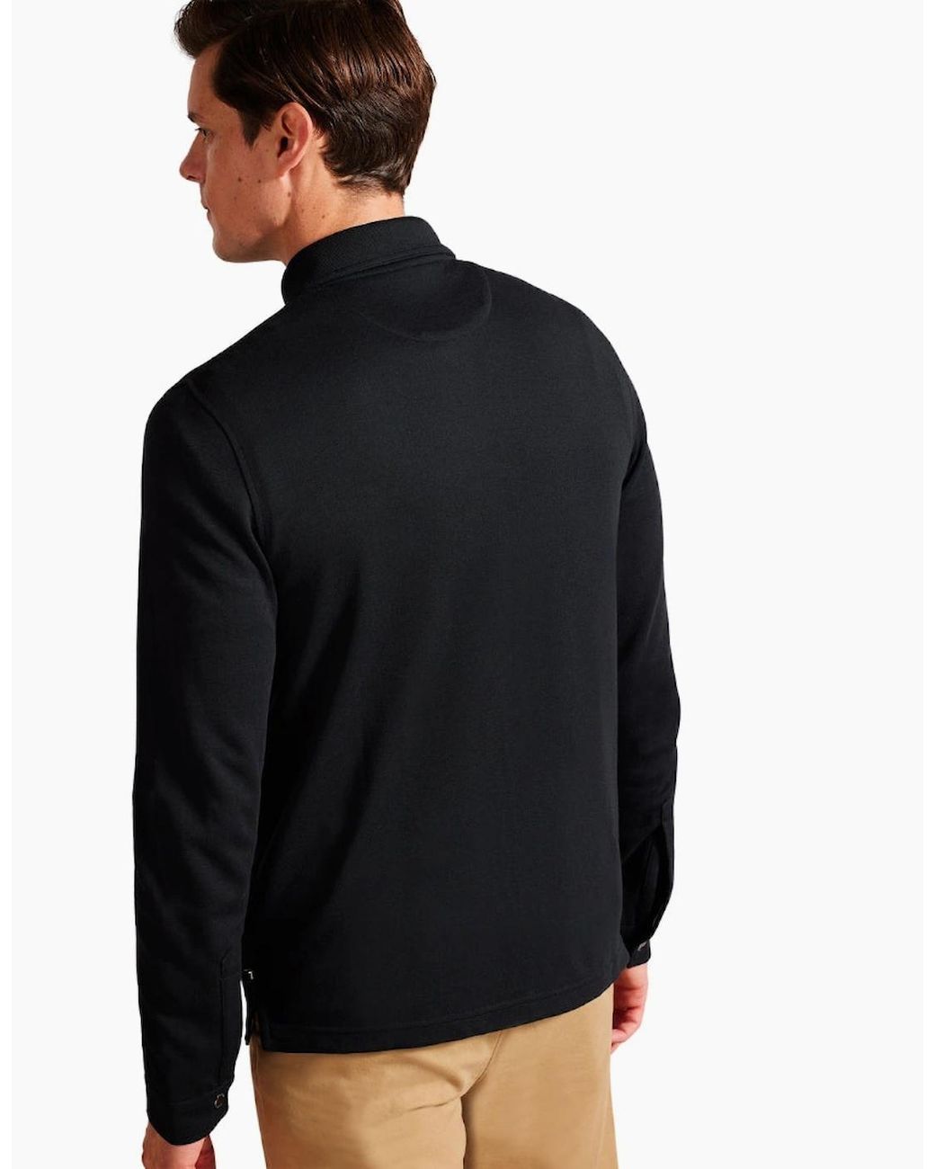 Ted Baker Black Karpol Regular Soft Touch Polo Shirt for men