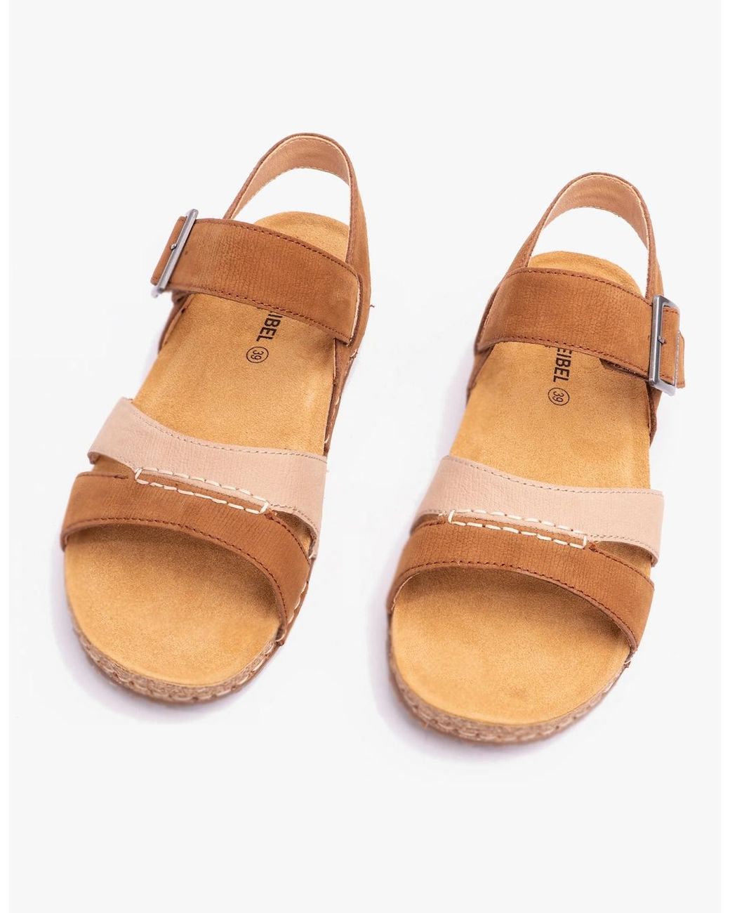 Josef Seibel Brown Hannah 01 Sandals Castagne-Kombi