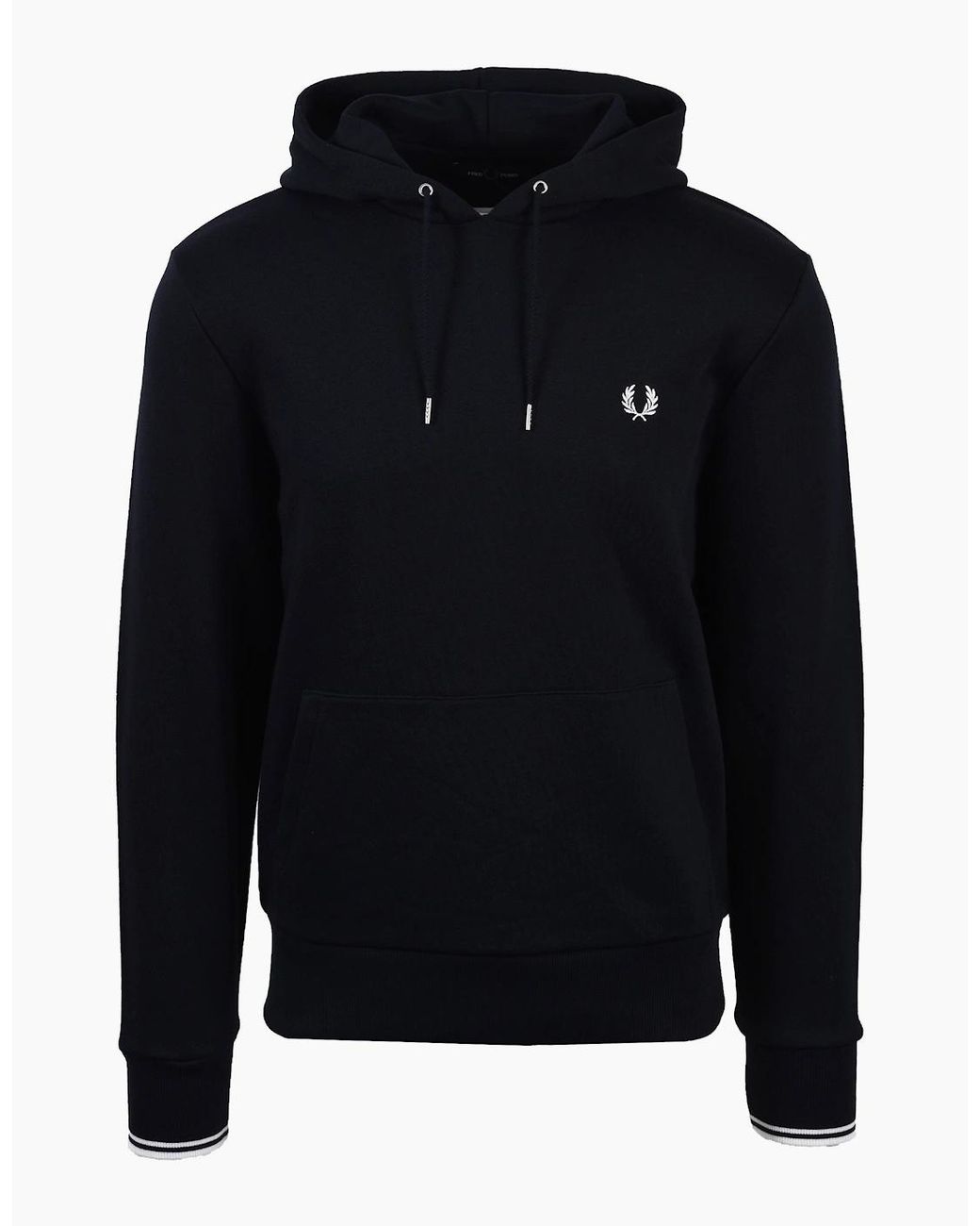 Fred Perry Blue Tipped Hooded Sweatshirt for men