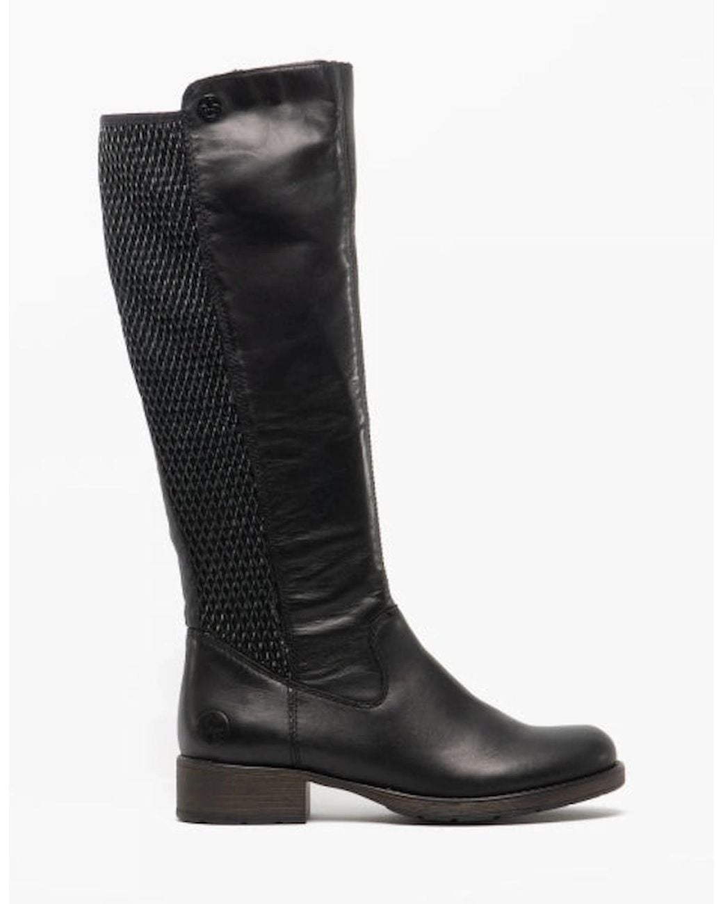 Rieker Black Z9591-00 Tall Boots
