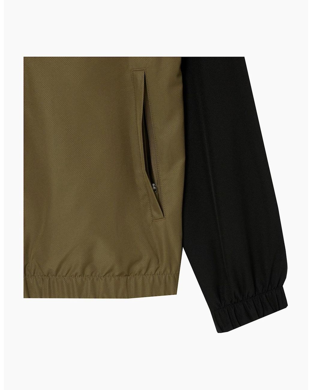 Lacoste Multicolor And Khaki Colour Block Tracksuit for men