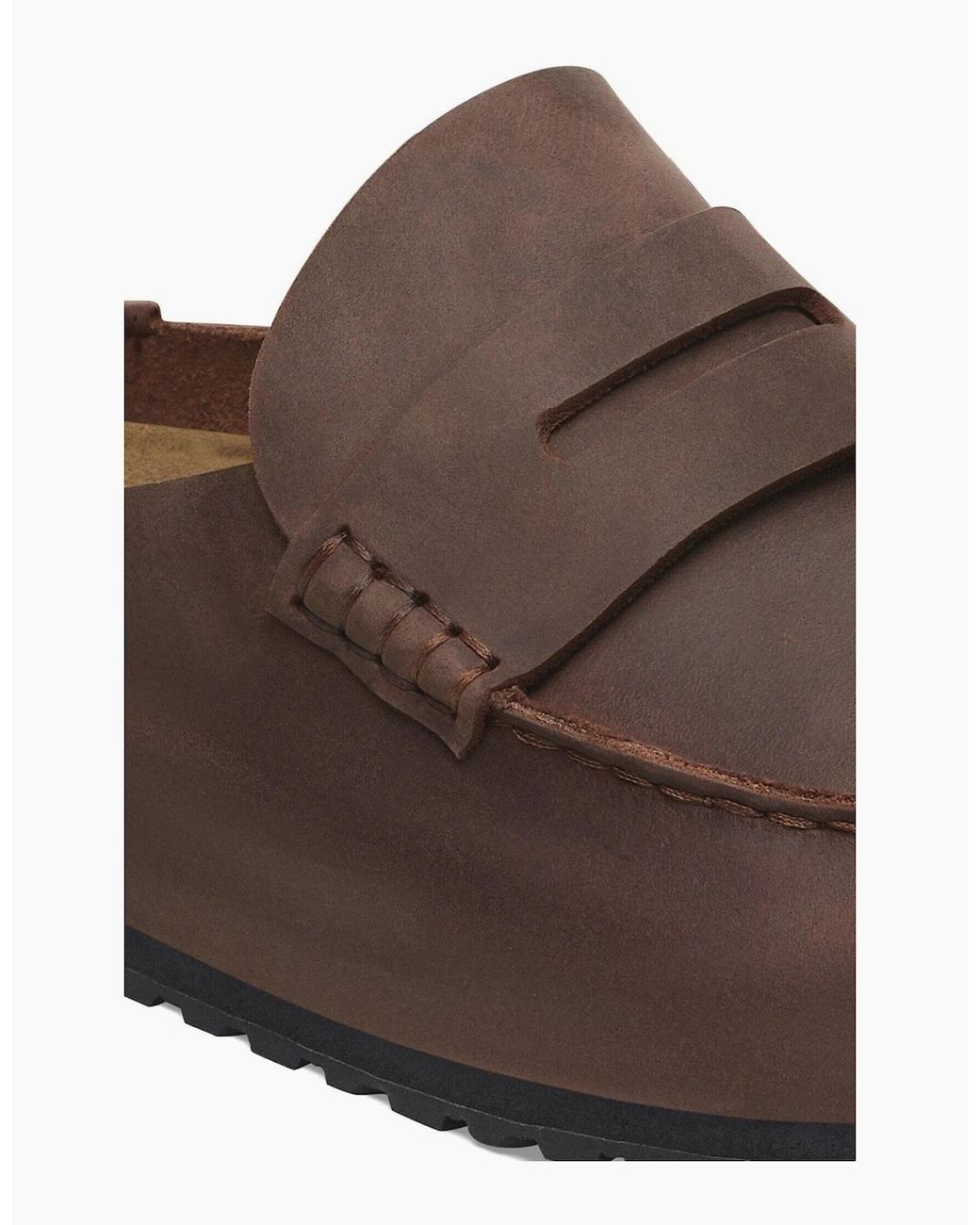 Birkenstock Brown Naples Wrapped Leather for men