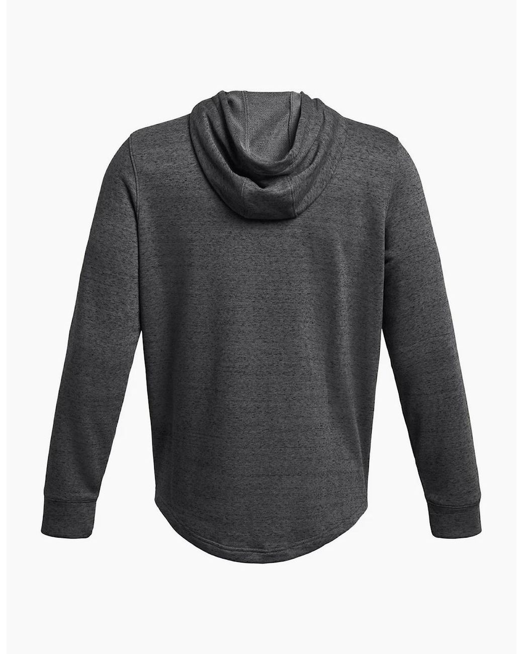Under Armour Gray Rival Terry Graphic Hood for men