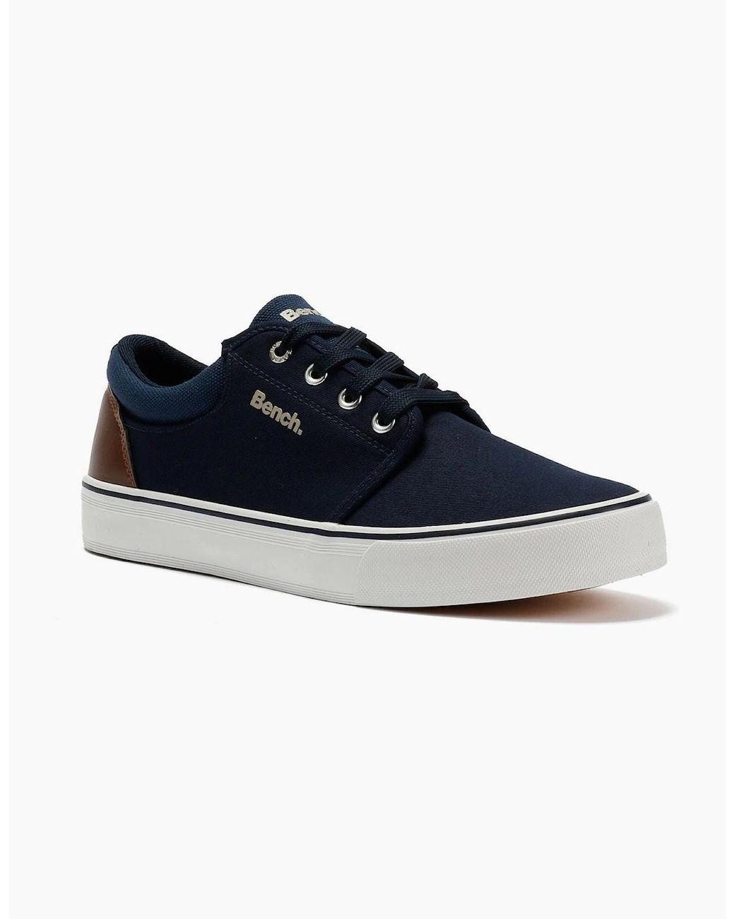 Bench Blue Donnie Canvas Trainers for men