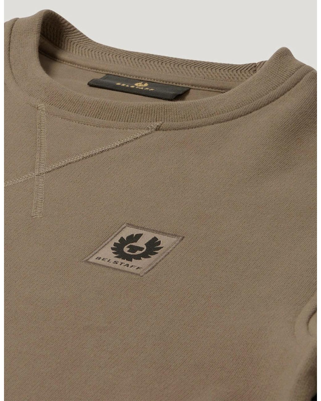 Belstaff Brown Sweatshirt Dusty Taupe for men