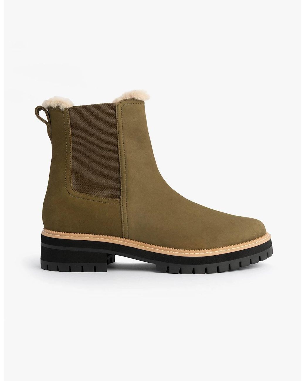 TOMS Green Bennet Ankle Boots