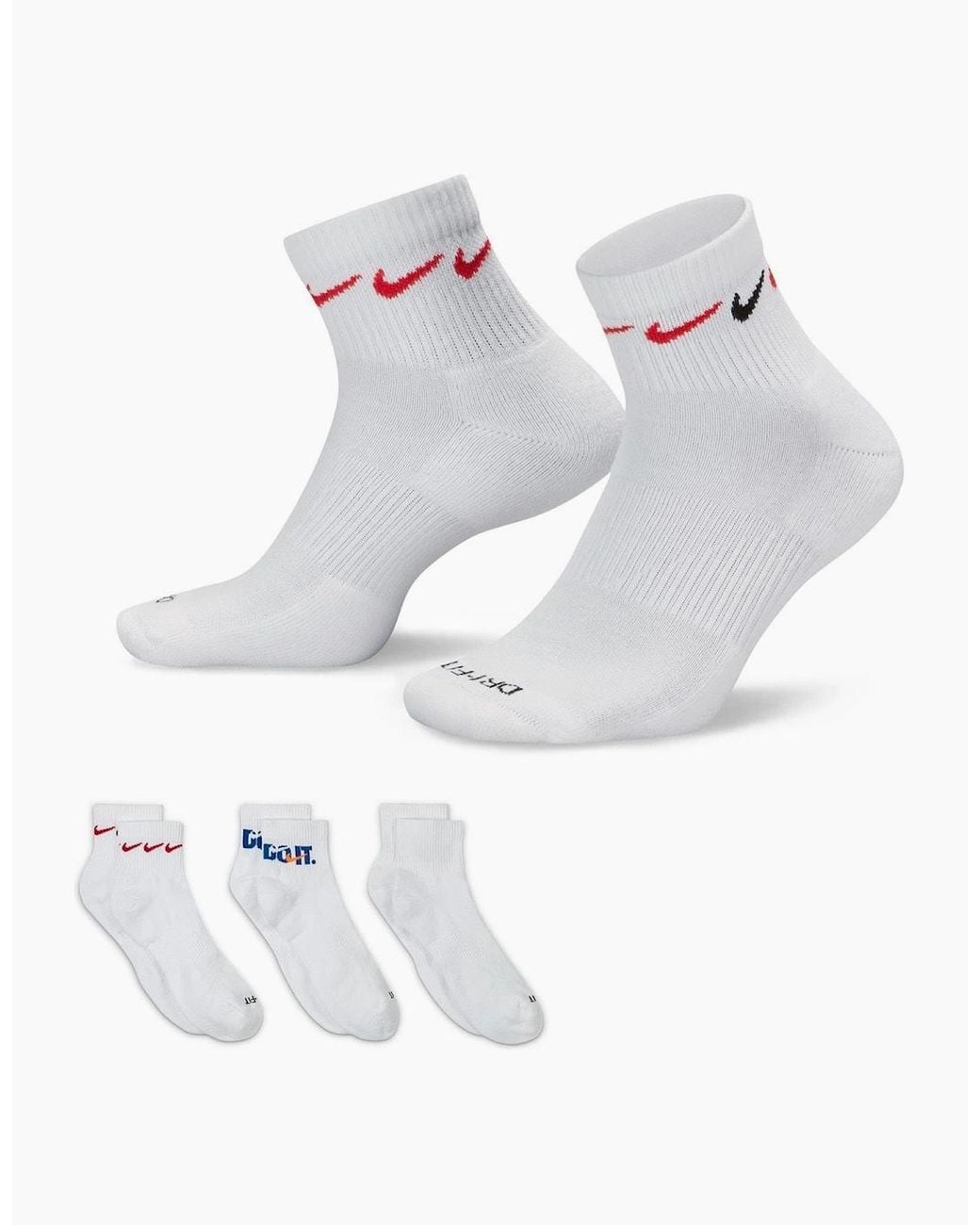 Nike White U Nk Everyday P for men