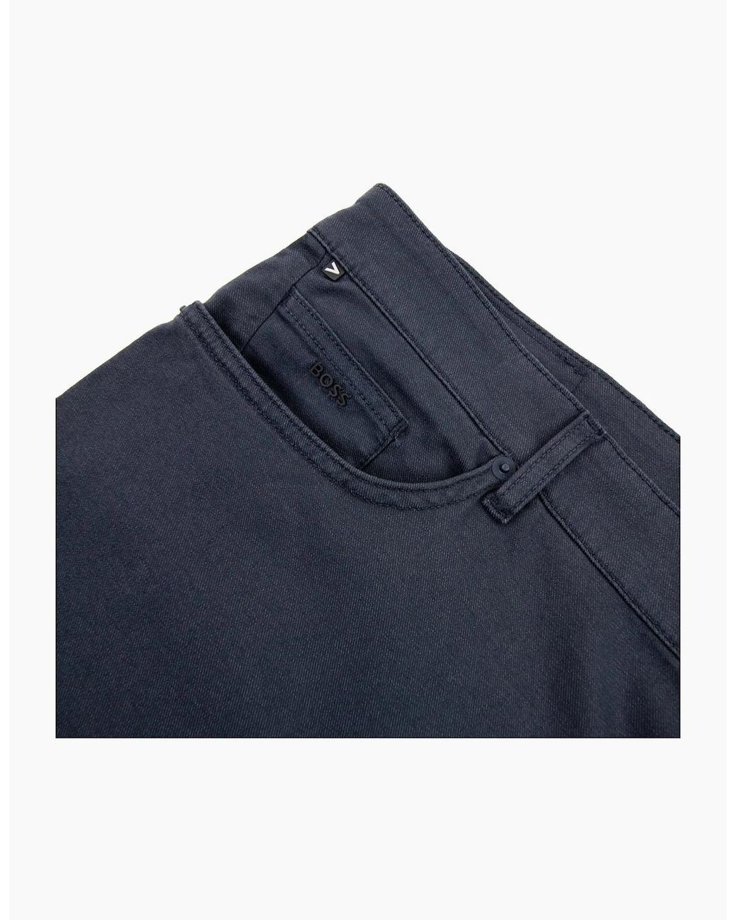 Boss Blue Delaware 3-1-20 Slim Fit Stretch Jean 404 for men