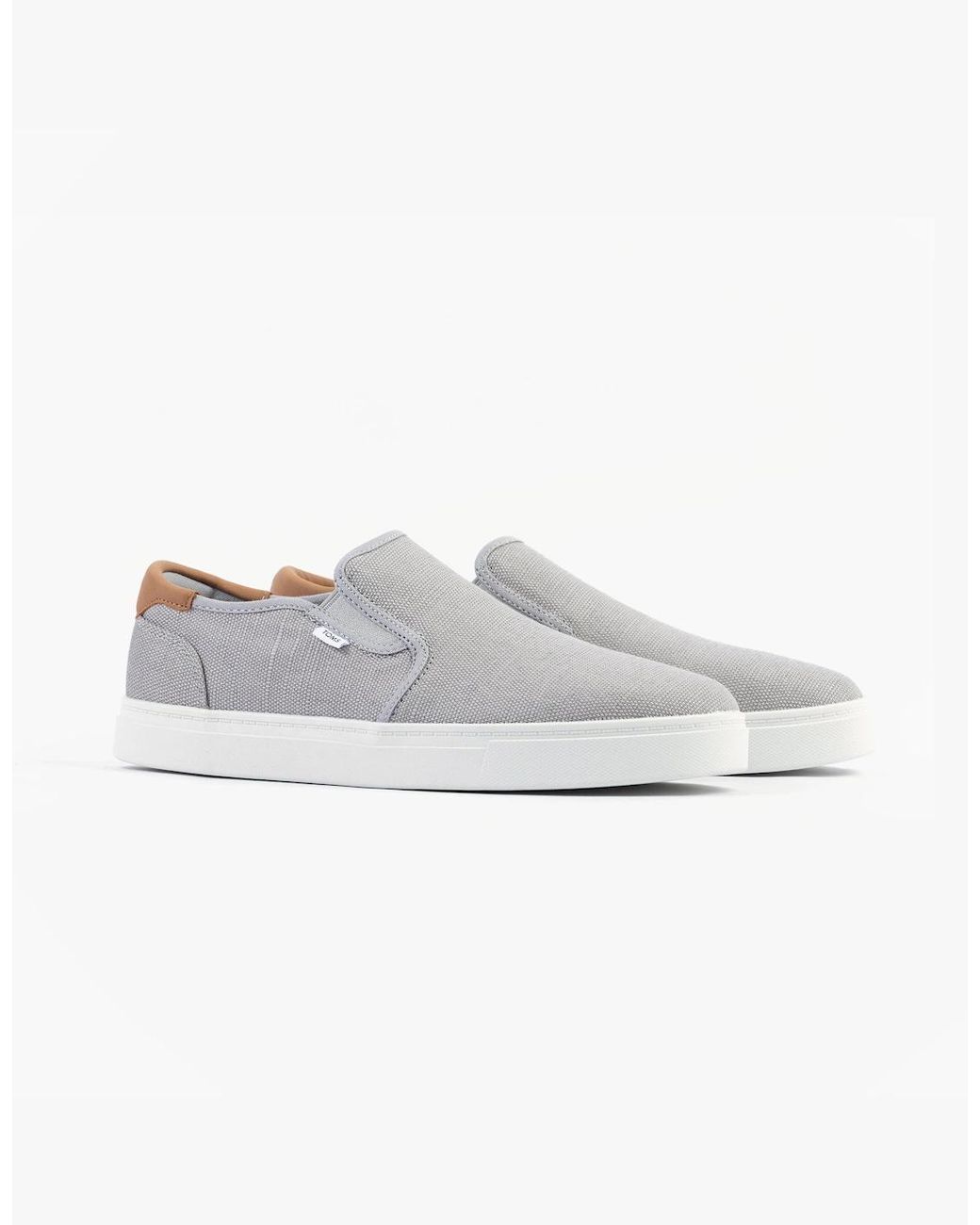 TOMS White Baja 2.0 Canvas Trainers for men