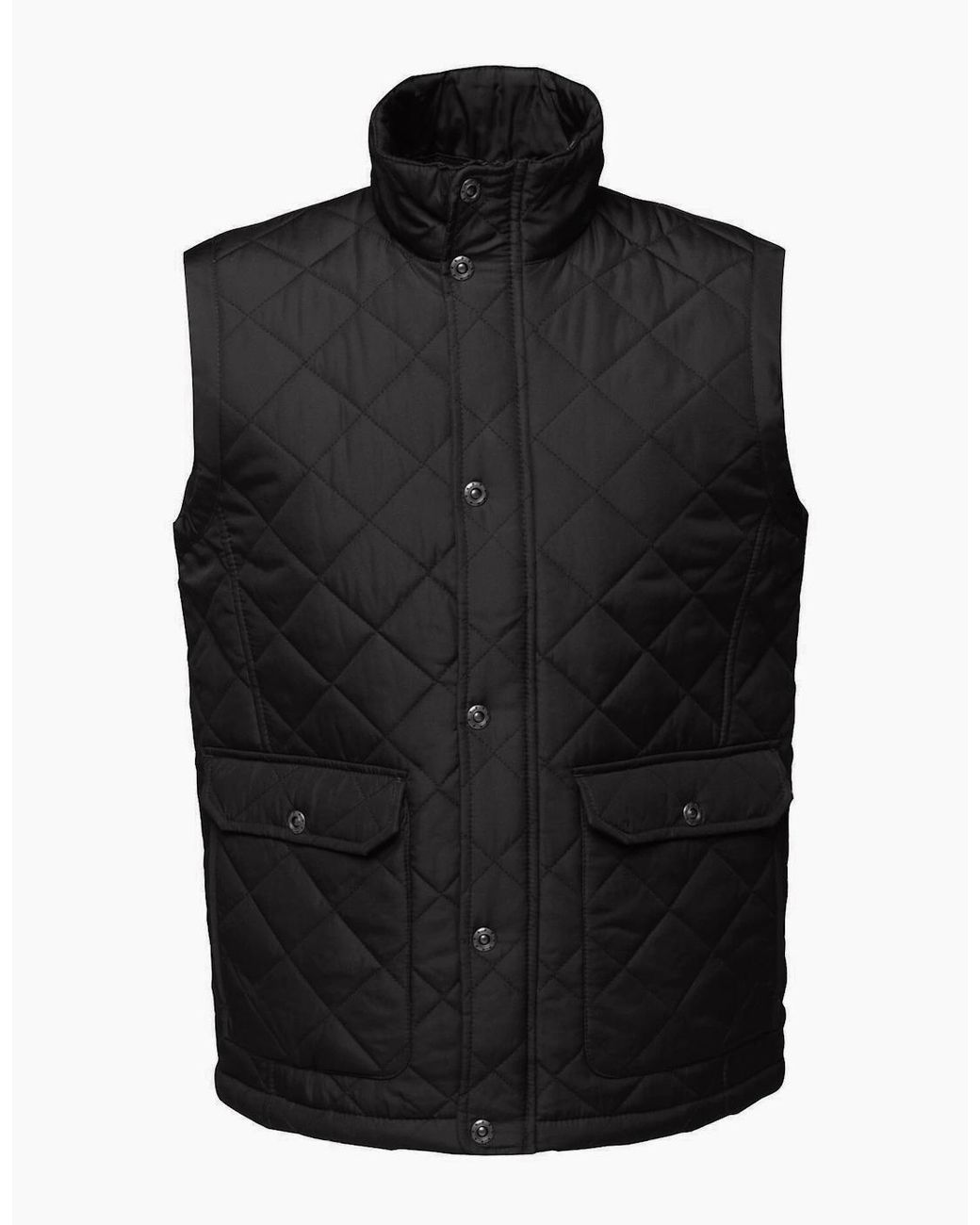 Regatta Black Professional Quilted Body Warmer for men