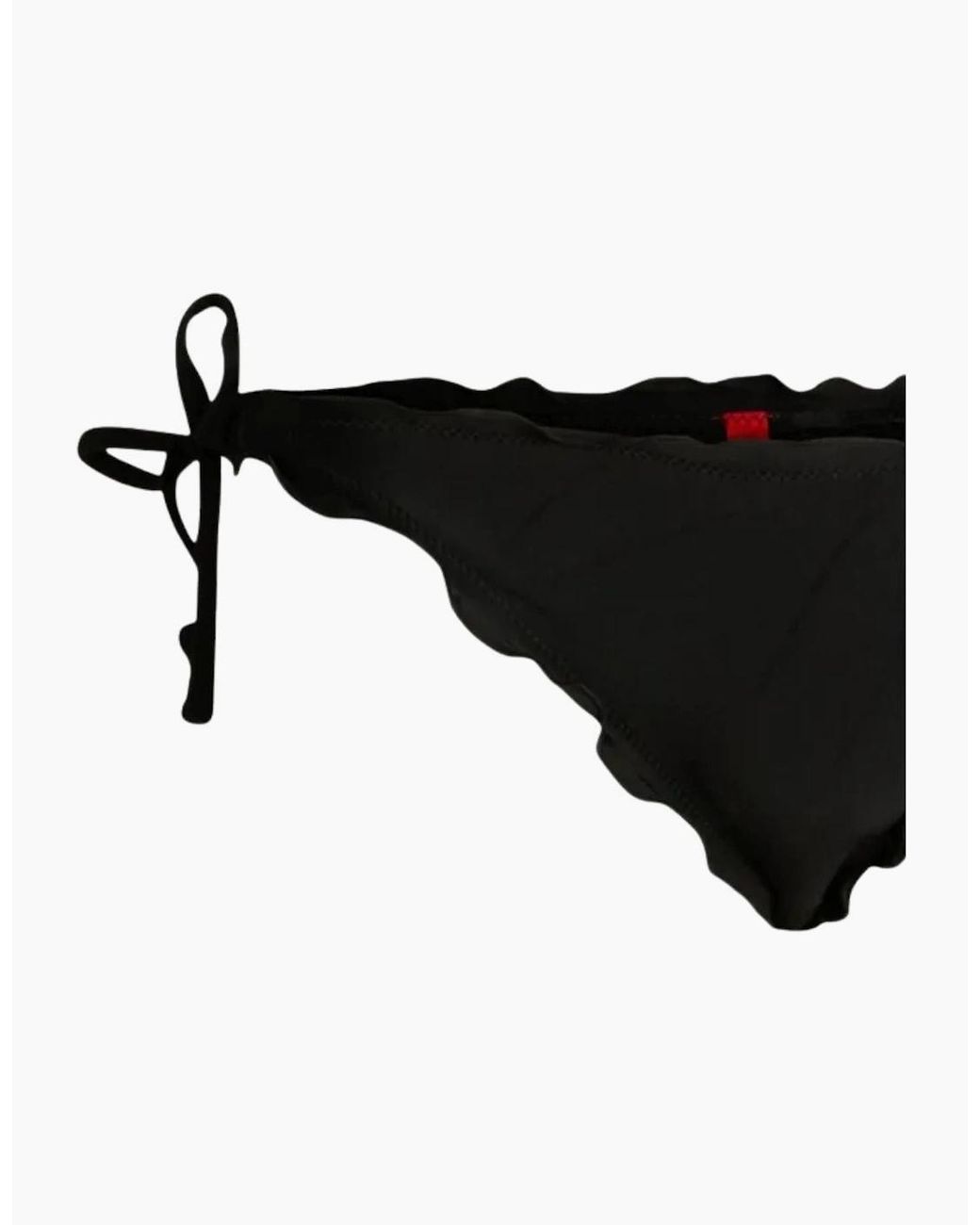 Boss Black Ruffle Bikini Bottoms