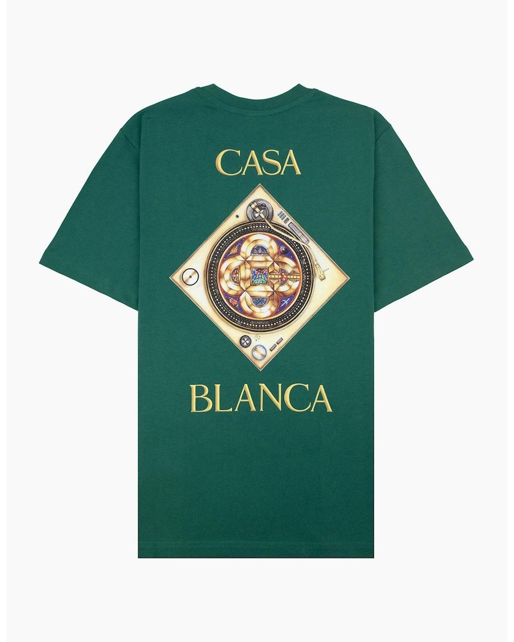 Casablanca Green Plafond Orne De Musique T-Shirt for men