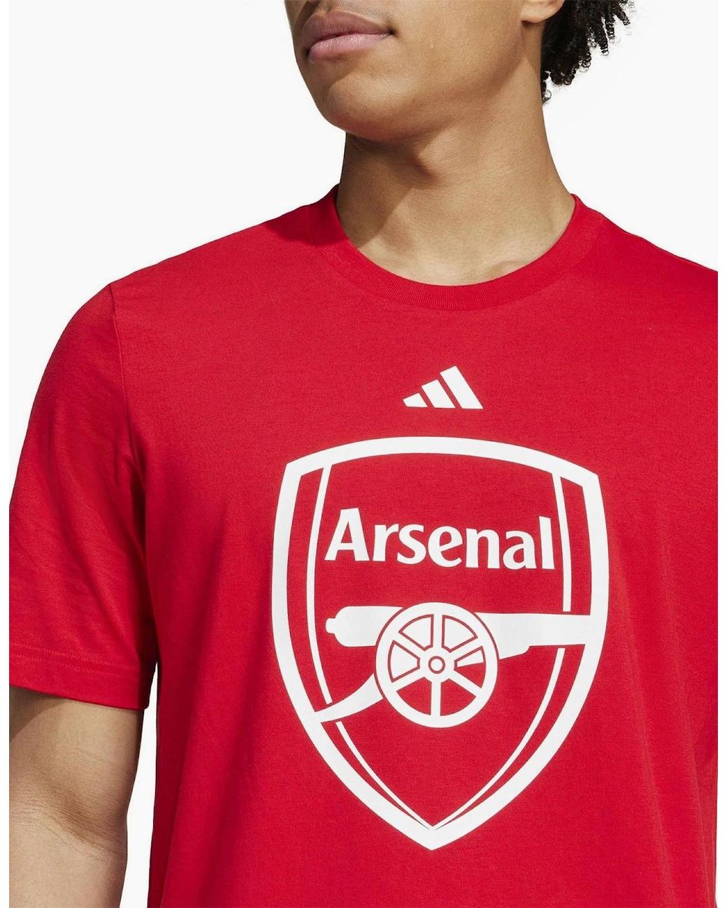 Adidas Red Afc Dna Gr Tee T Shirt for men
