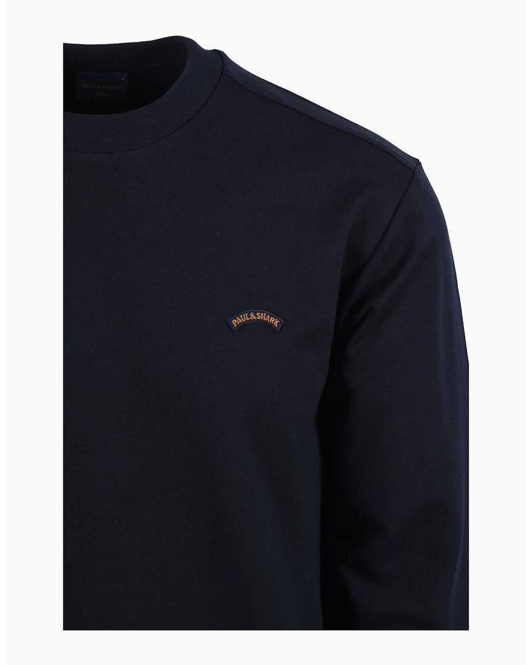 Paul & Shark Blue Crew Neck Sweatshirt for men