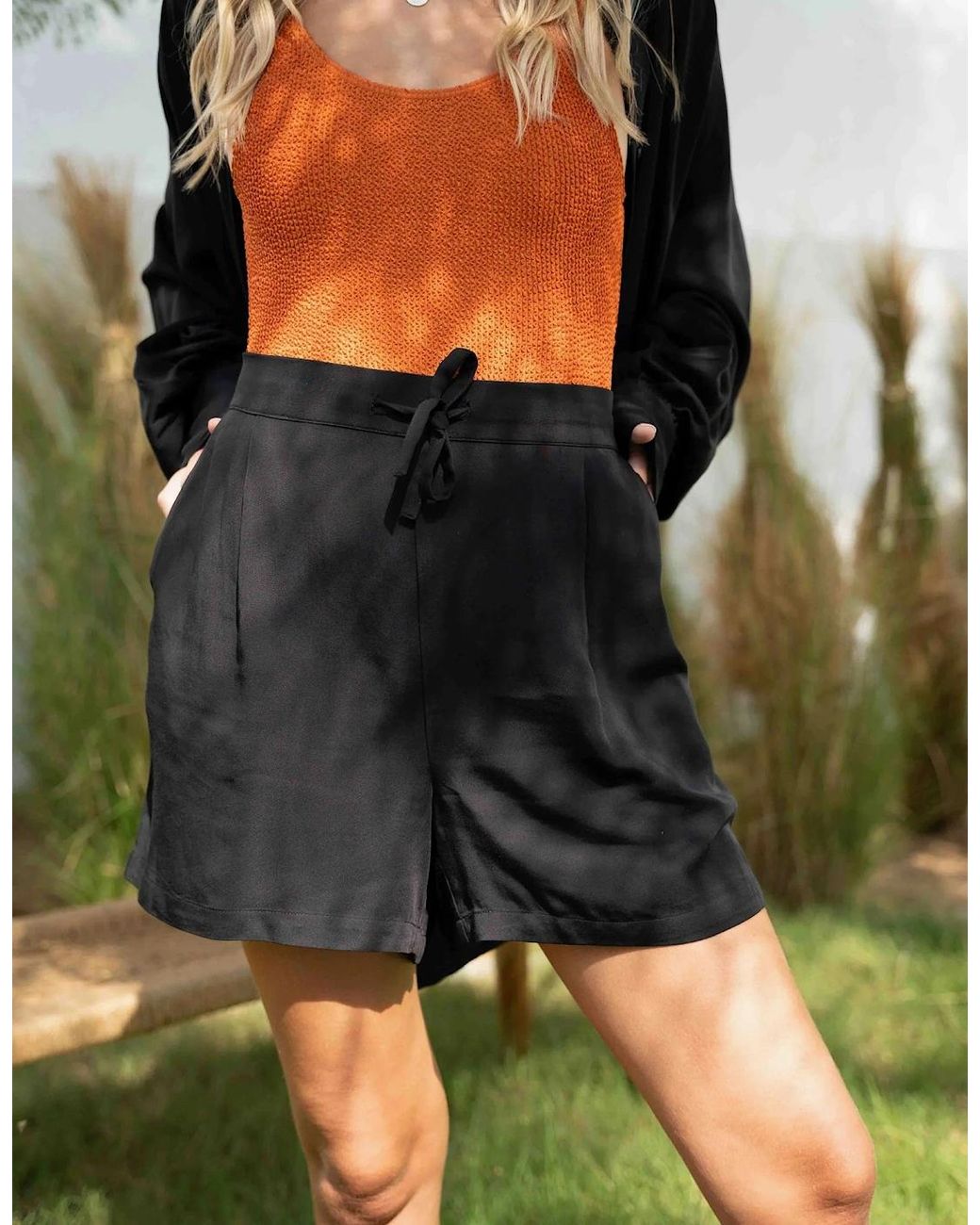 Tutti & Co Black Midnight Shorts