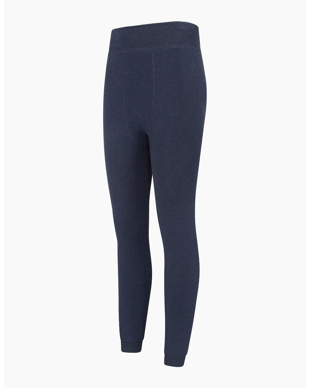 Mountain Warehouse Blue Ladies Fluffy Fleece Lined Thermal Leggings