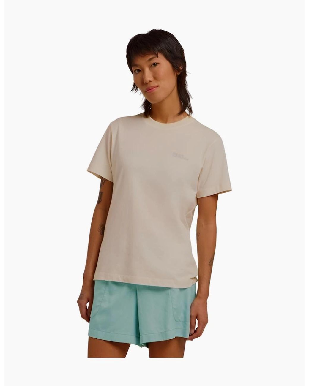Jack Wolfskin Natural Essential Cotton T-Shirt