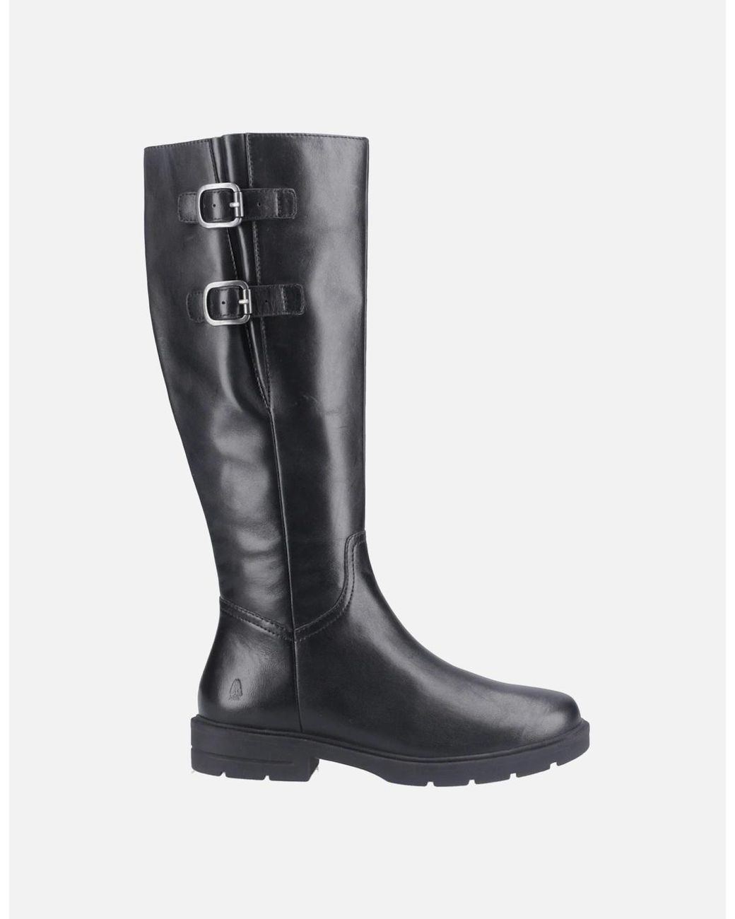 Hush Puppies Black Tallulah Leather Boots