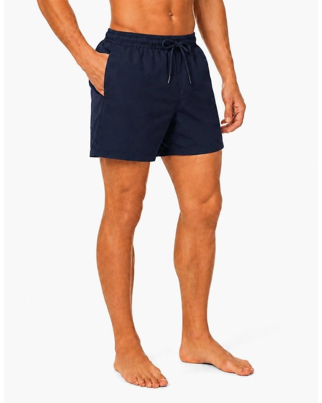 Fred Perry Blue Swim Shorts for men