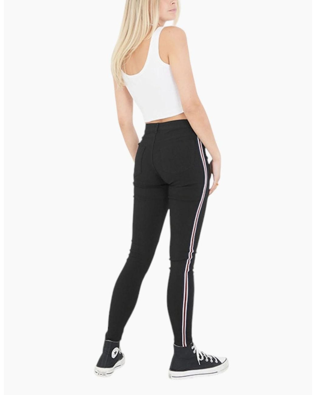Brave Soul Black Denim Jeggings Stretchy Push Up Jeans Ladies Skinny Leggings