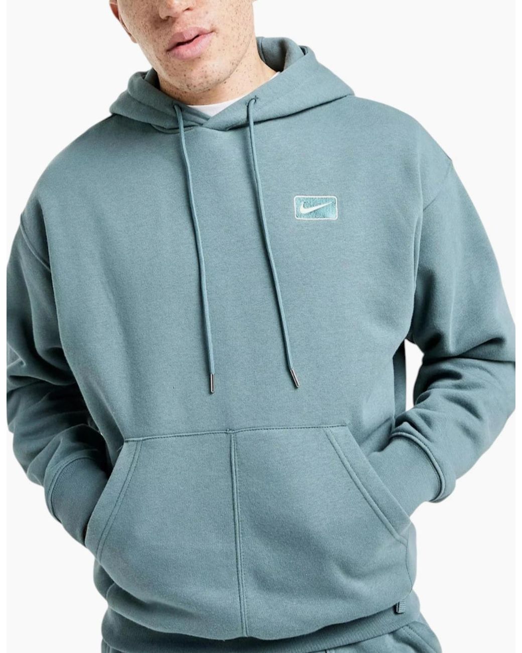 Nike Blue Street Tracksuit Fleece Overhead Hoodie Jogger Sportswear for men