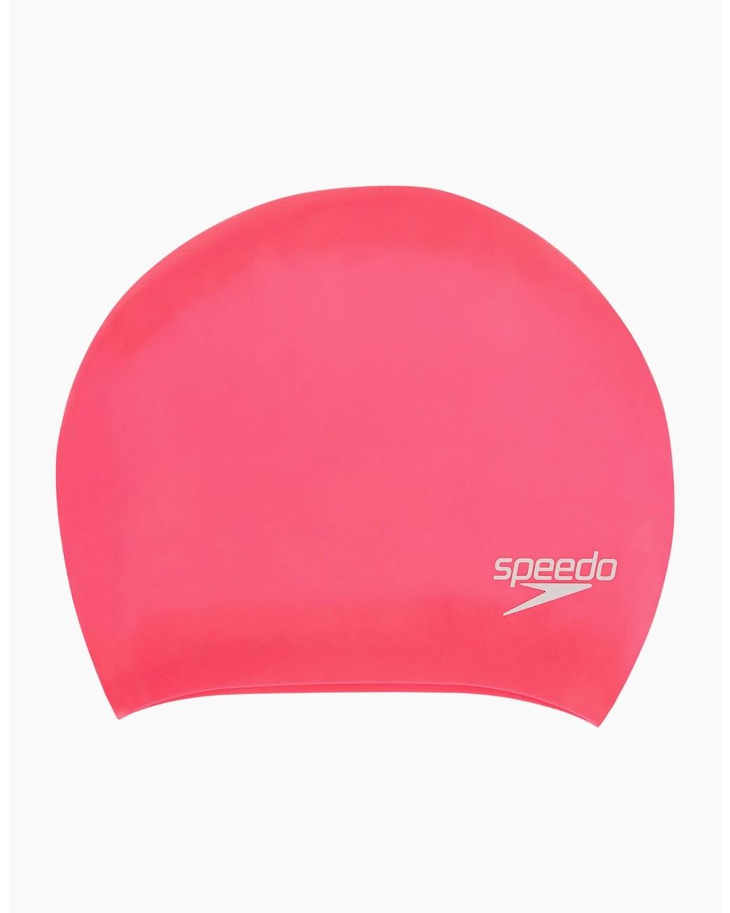 Speedo Pink Silicone Long Hair Swimming Cap