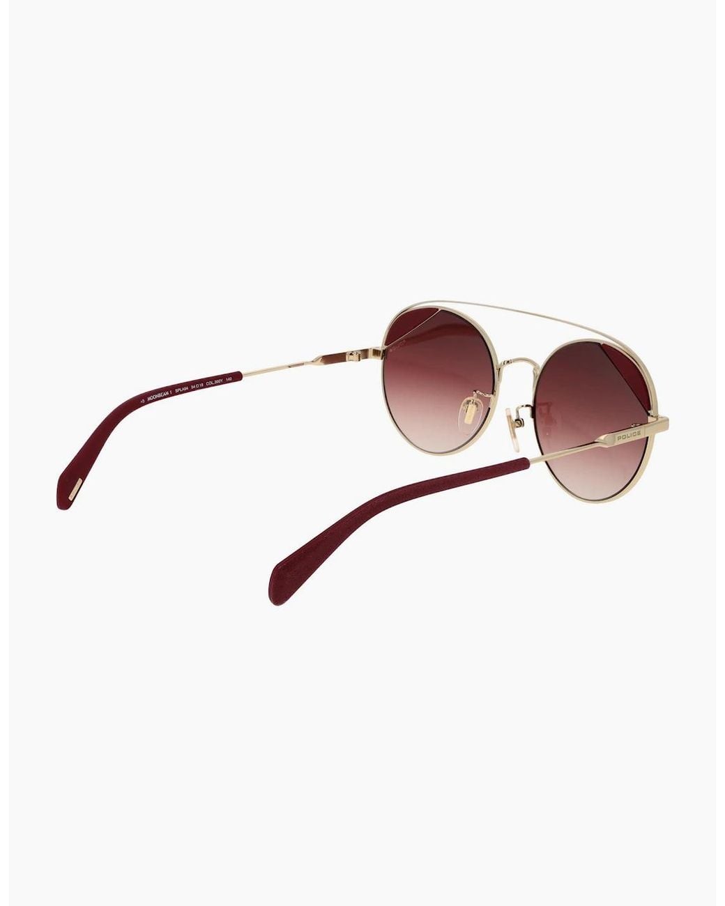 Police Brown Sunglasses Spla94 300Y 54