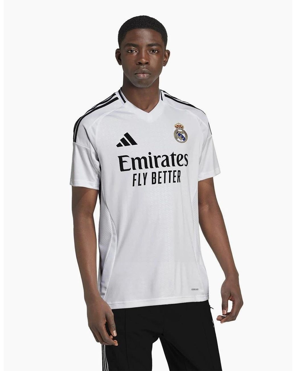 Adidas Gray Real Madrid Home Shirt 2024 2025 Adults for men