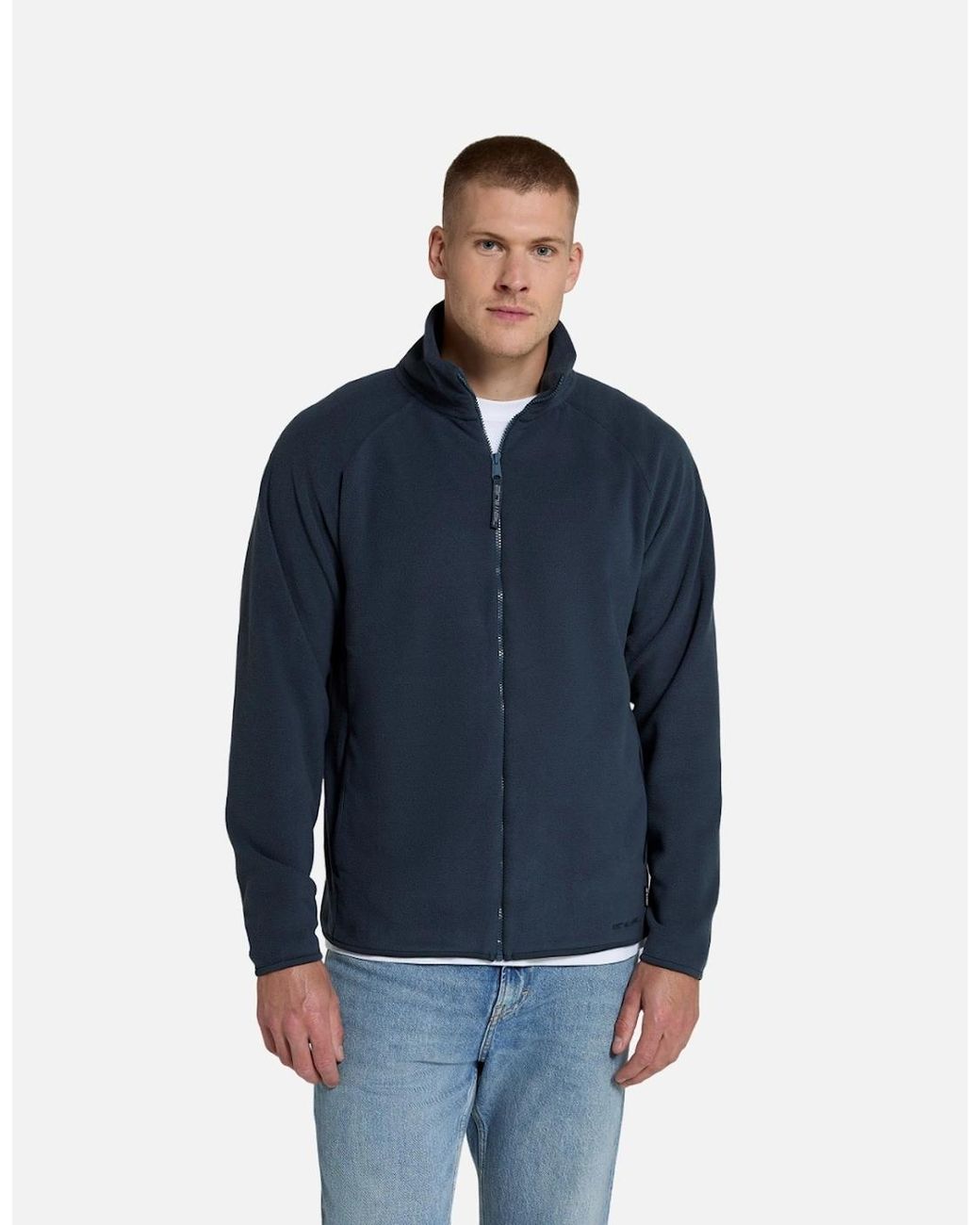 Mountain Warehouse Blue Stockholm Full Zip Fleece Jacket for men