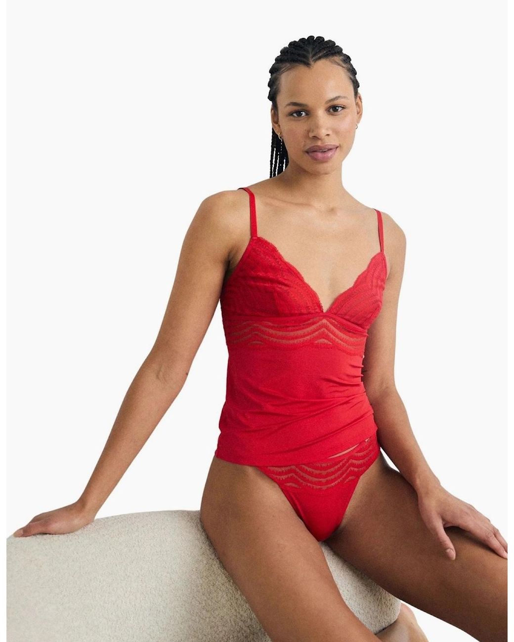 Boss Red Luxe Vest & Thong Gift Set