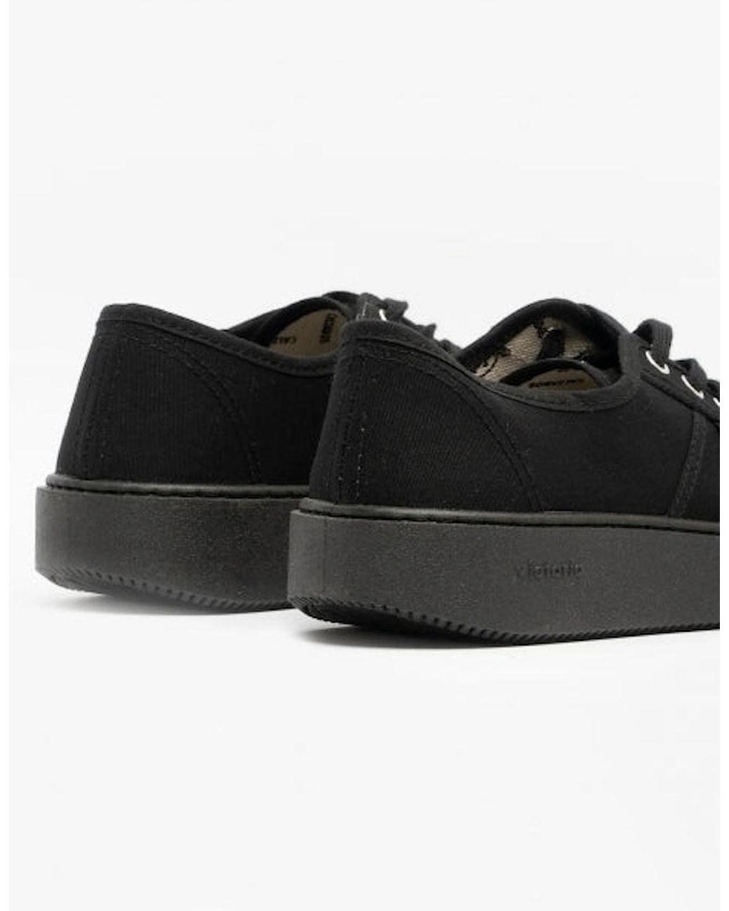 Victoria Black Utopia Total Canvas Trainers