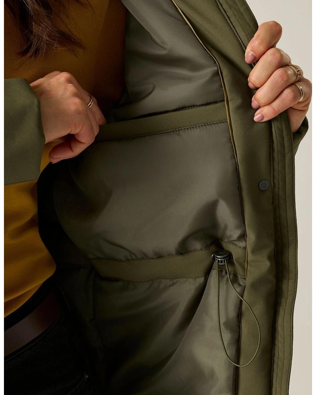 Regatta Green Ladies Waterproof Insulated Jacket