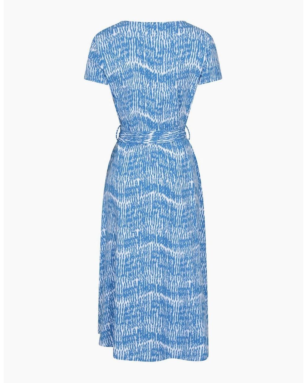Mountain Warehouse Blue Ladies Santorini Wrap Midi Dress