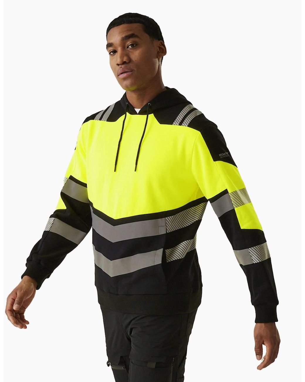 Regatta Yellow Professional Adult X-Pro Class 2 Hi-Vis Hoodie