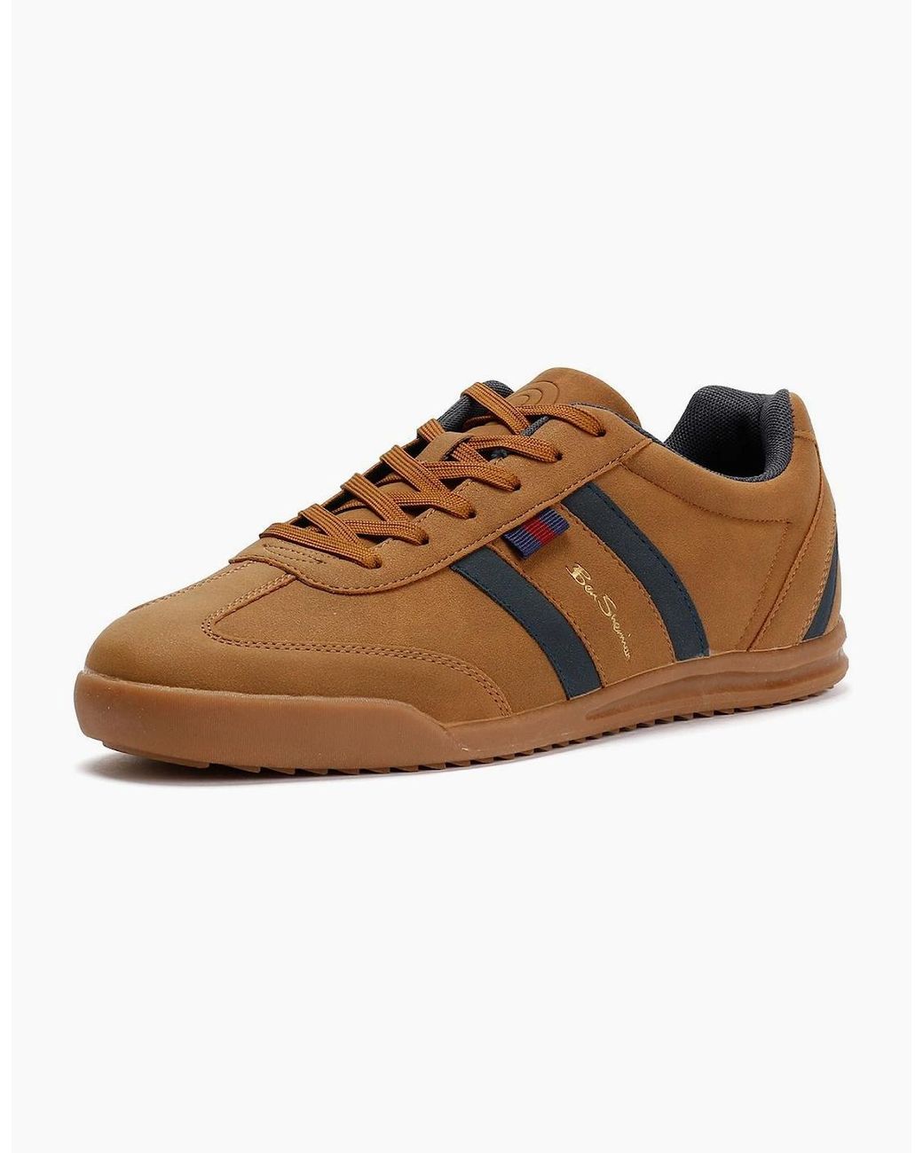Ben Sherman Brown Keeler Tan Trainers for men