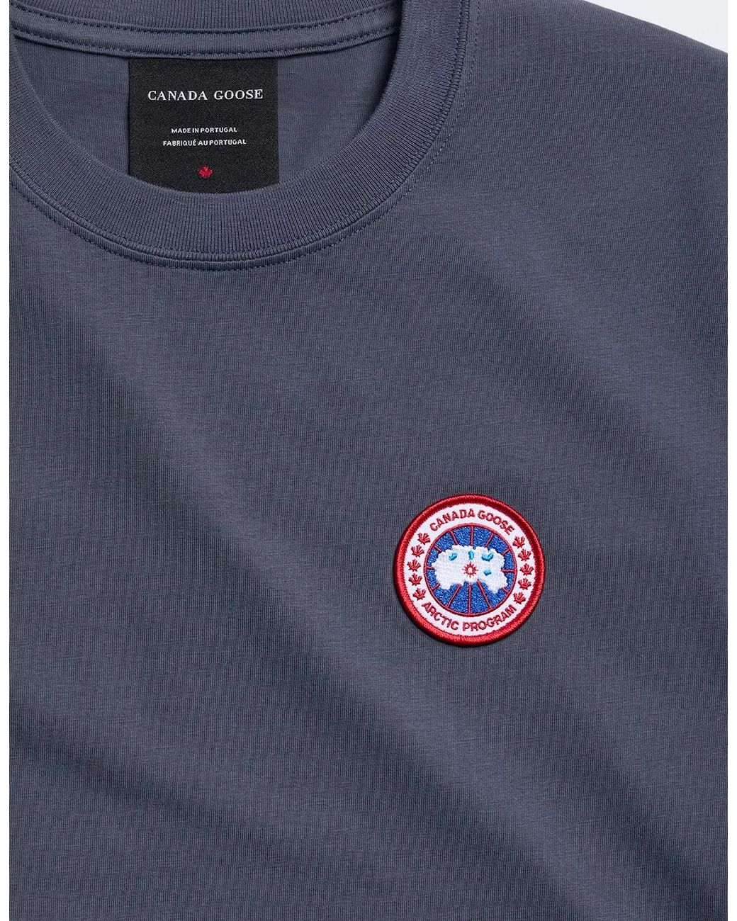 Canada Goose Blue Ocra T-Shirt for men
