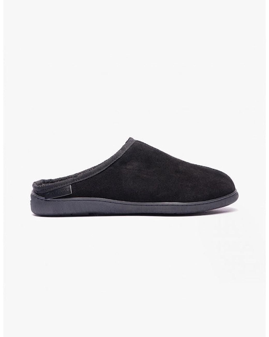 Hush Puppies Blue Ashton Leather Mule Slippers for men
