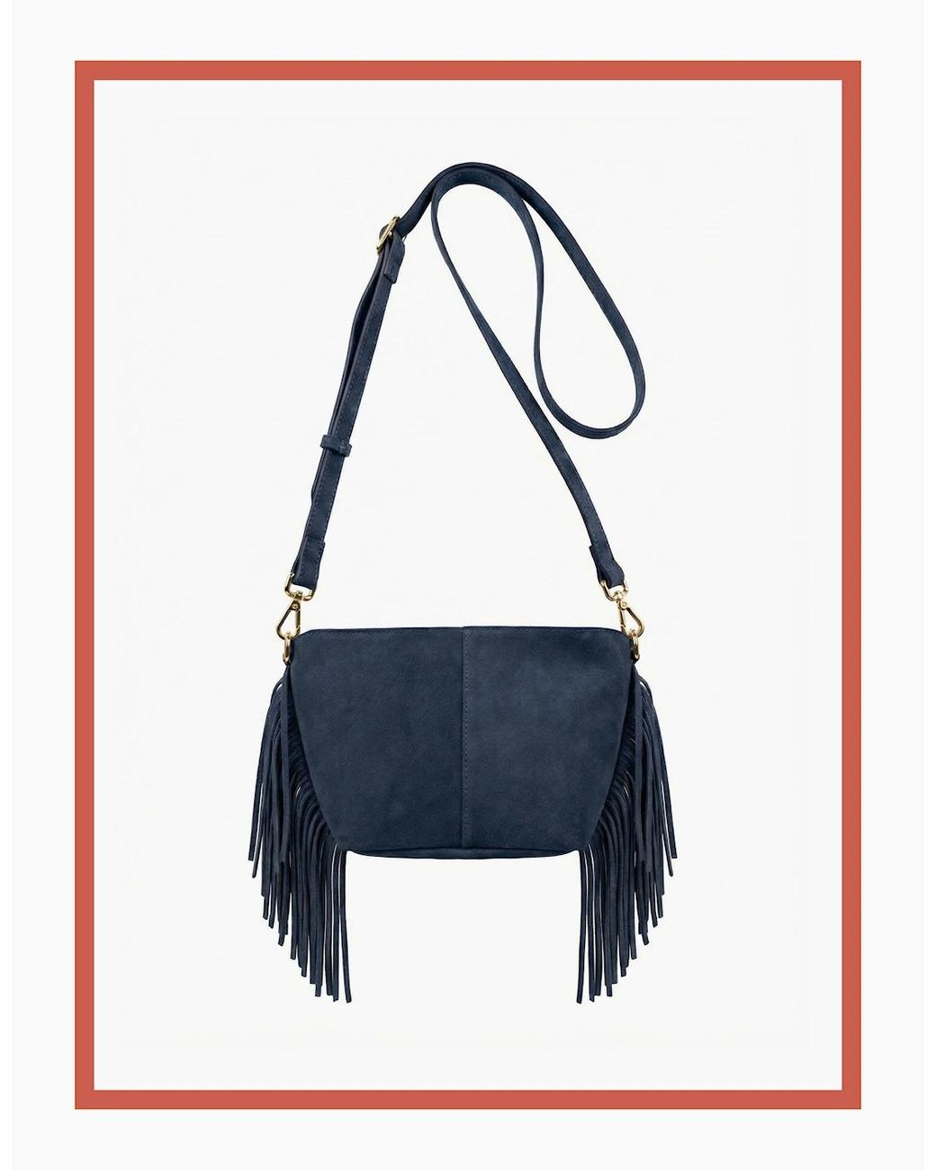 Nooki Design Blue Kingston Tassle Cross Body Bag