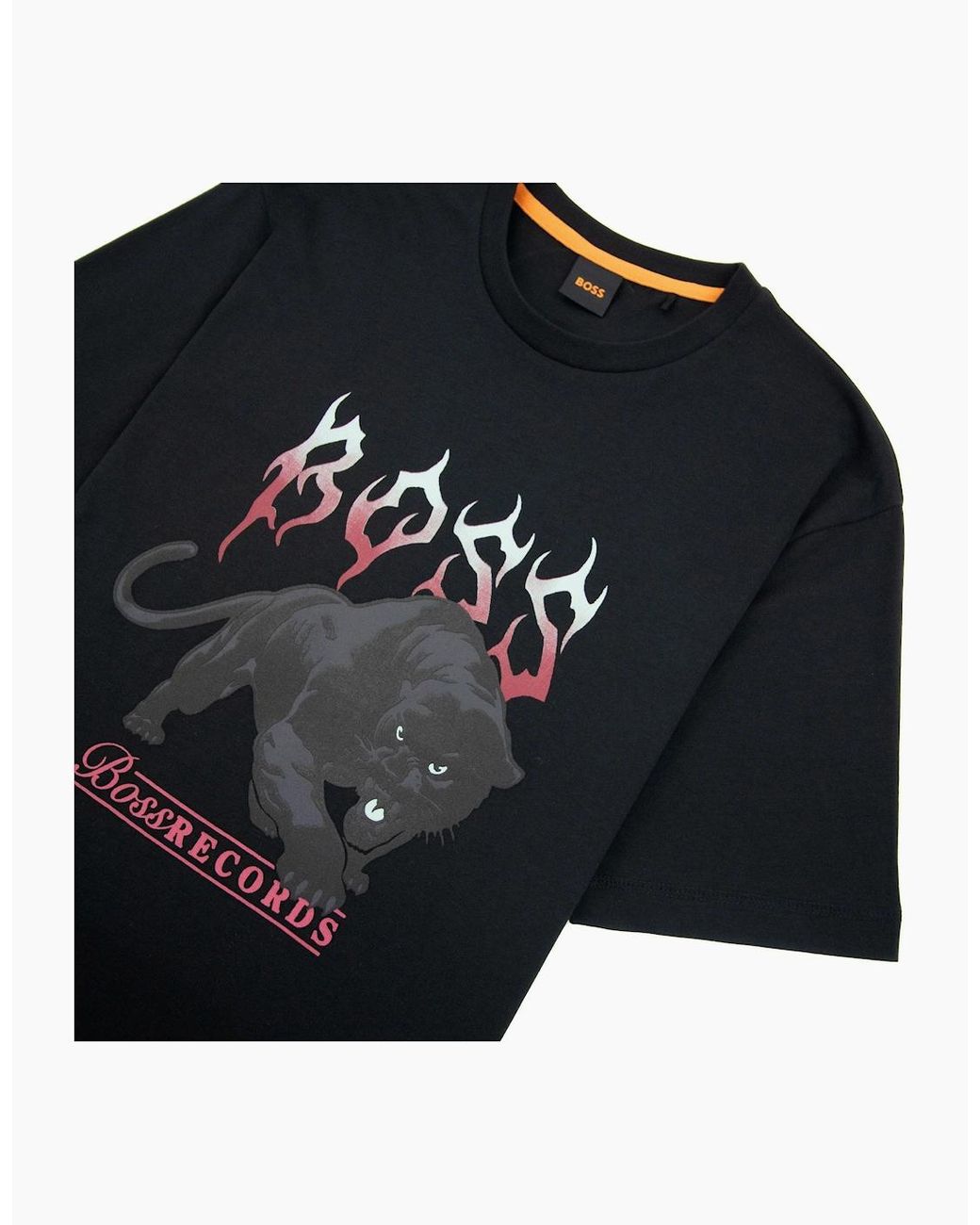 Boss Black Tee Pantera Logo T Shirt 001 for men