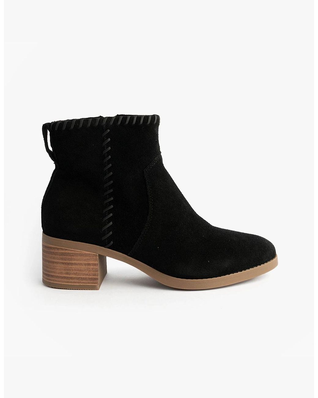 TOMS Black Delilah Ankle Boots