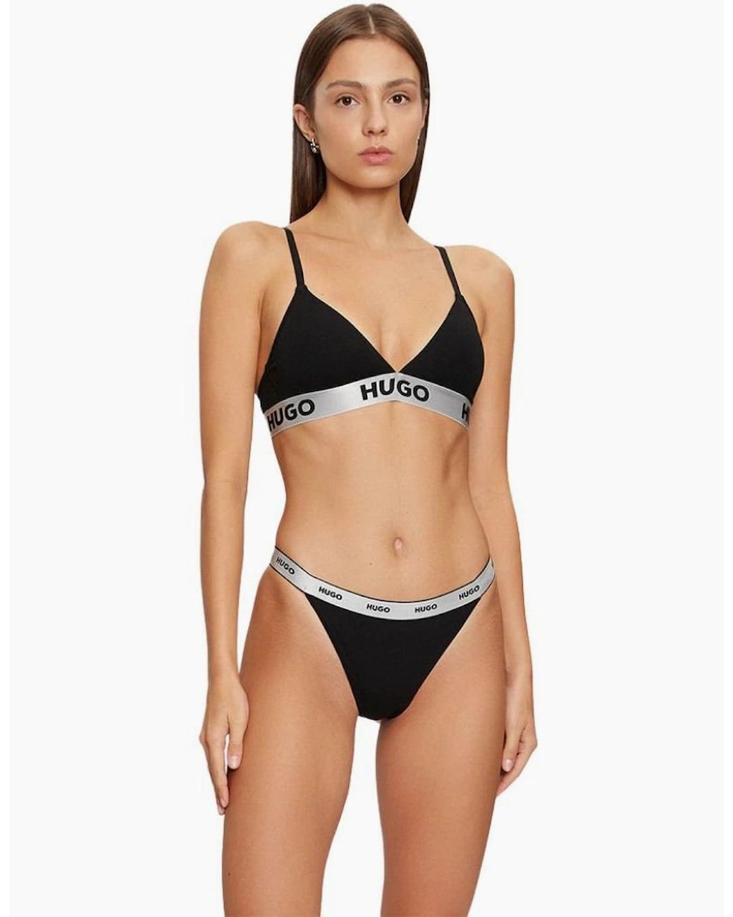 Boss Black Sporty Logo Triangle Bra