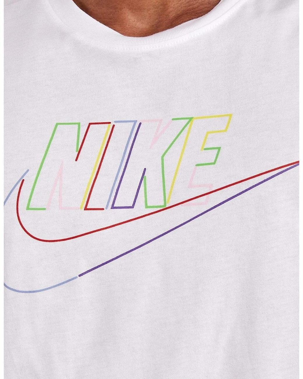 Nike White M Nsw Tee Club+ Brd Pk Hbr Sportswear T Shirt