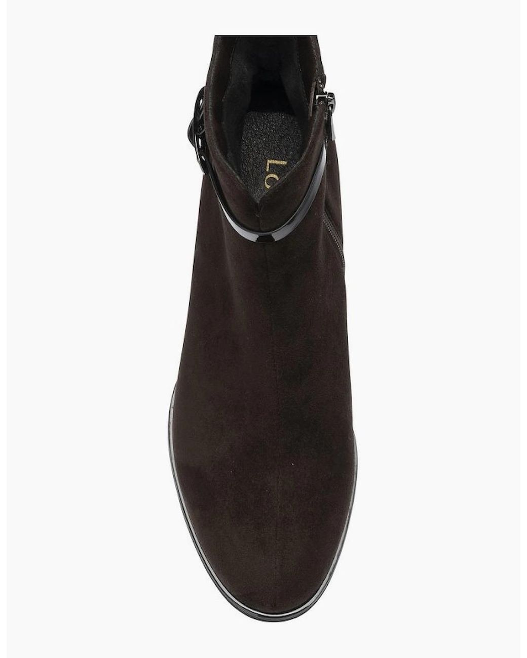 Lotus Black Unez Ankle Boots