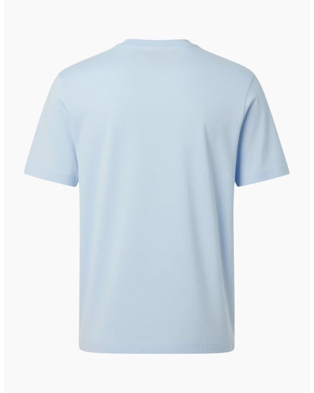 Lacoste Blue Print Cotton T Shirt for men