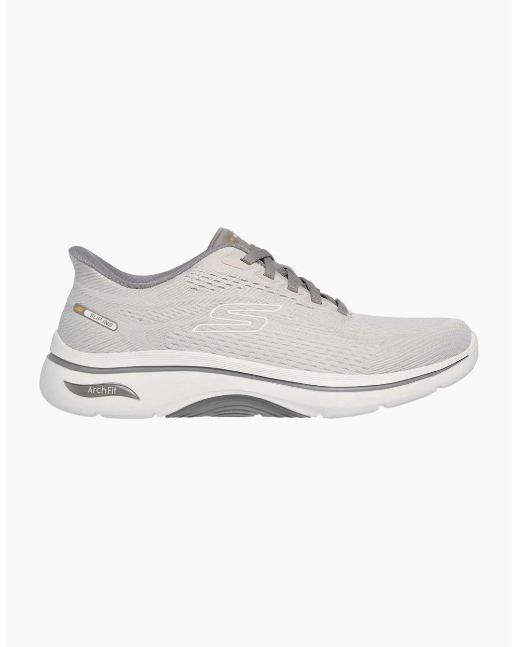 Skechers Go Walk White Go Walk Arch Fit 2.0 Percy Trainers for men
